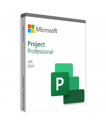 Project Professional 2021 Retail ESD License For 1 User on 1 Windows Device
