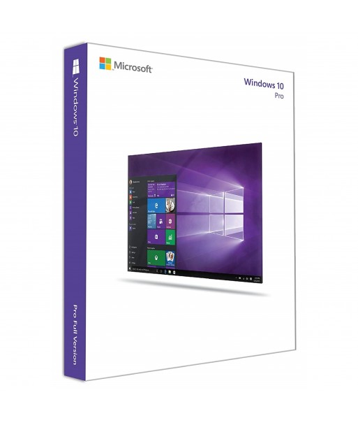 Windows 10 Pro 1PC License (32 / 64 bit) For 1 User on 1 PC