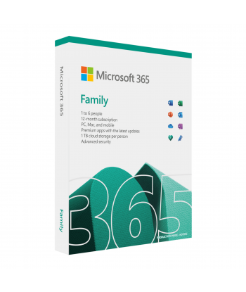 Microsoft 365 Family ESD 1 Year Subscription For 6 Users