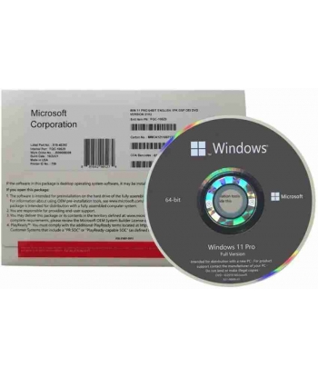 Windows 11 Pro DSP / OEM License For 1 User (DVD Pack)