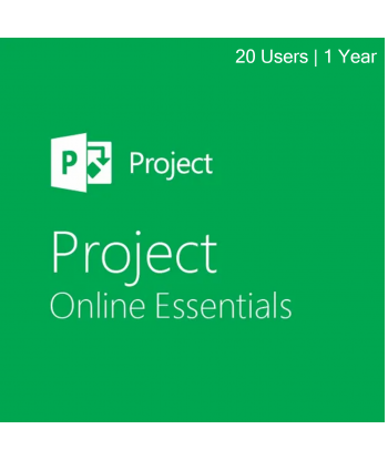 Project Online Essentials ESD - 20 Users | 1 Year Subscription