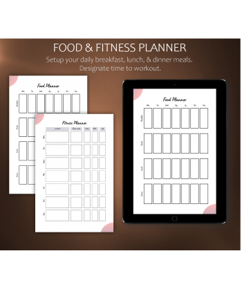 12 Week Weight Loss Planner (Printable PDF - Instant Download)