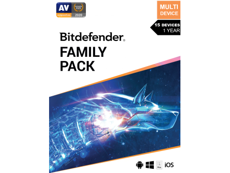 Bitdefender Family Pack - 15 Devices | 1 Year