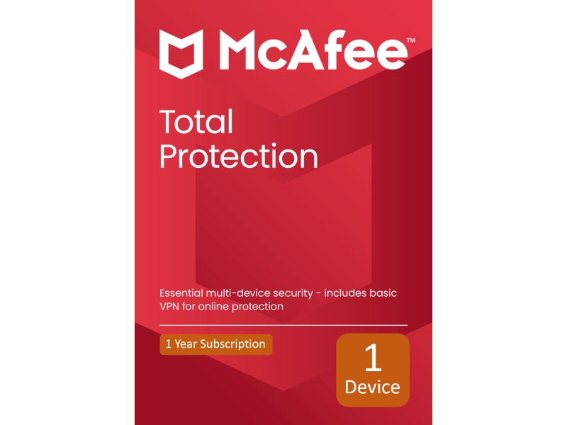 McAfee Total Protection - 1 Device | 1 Year