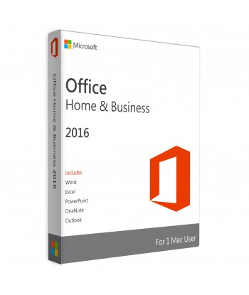 Office 2016 Home & Business Retail For 1 User on 1 MAC Device