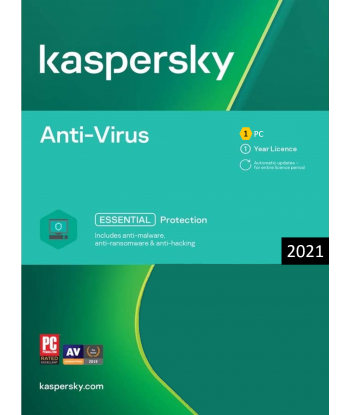 Kaspersky Anti-Virus 2021 - 1PC | 1 Year license