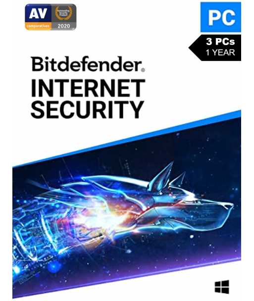bitdefender internet security 3pc 1year